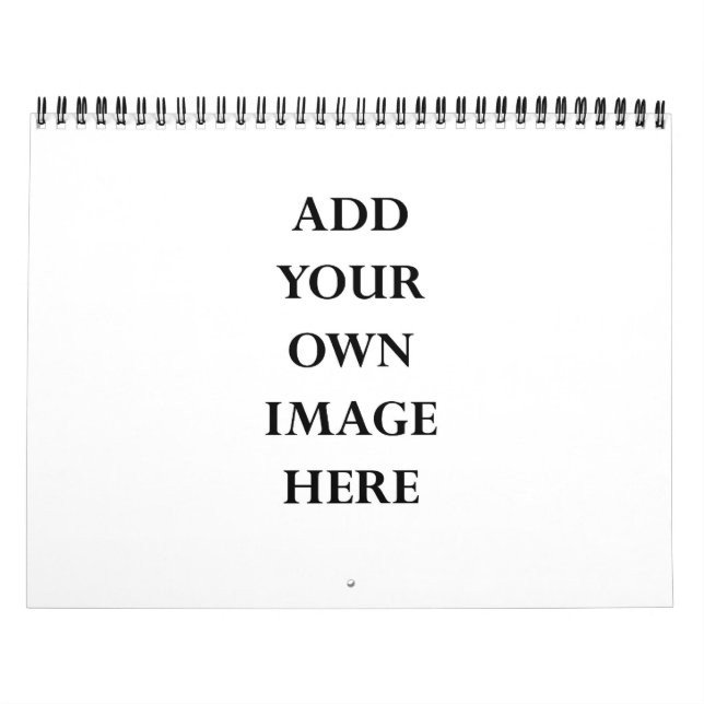 customise your 2027 large full numbers calendar (Cover)