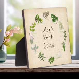 Customise Your 5 X 7 Herb Garden Plaque