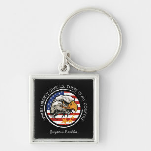 Customise your American Eagle design Key Ring
