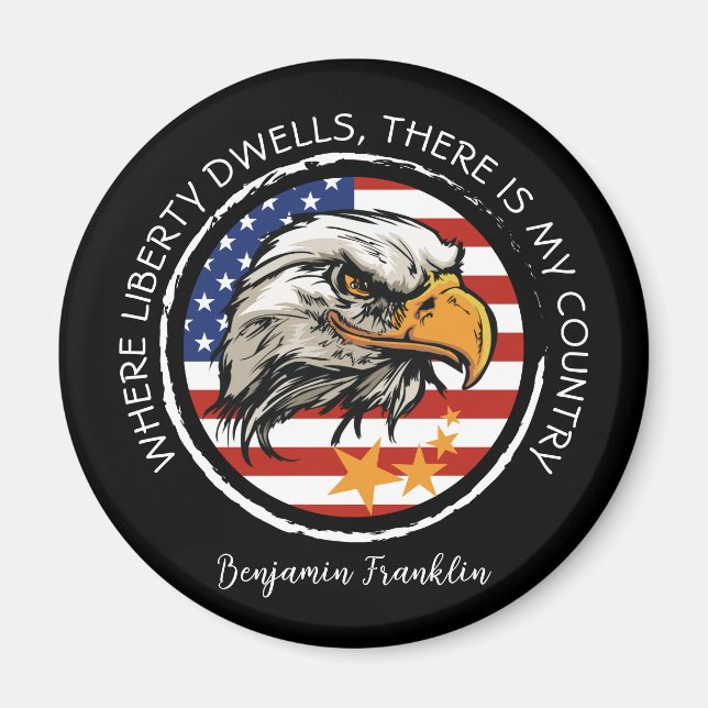 Customise your American Eagle design Magnet (Front)