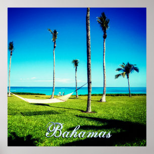 Customise Your Bahamas Text Poster