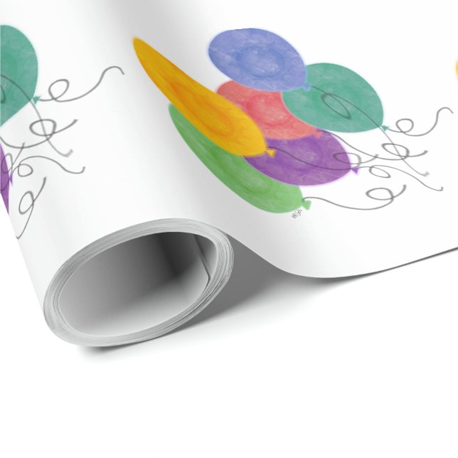 Customise your Balloon Wrapping Paper (Roll Corner)