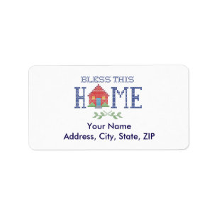 Customise Your Bless This Home Label