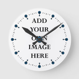 customise your clock with blue dots