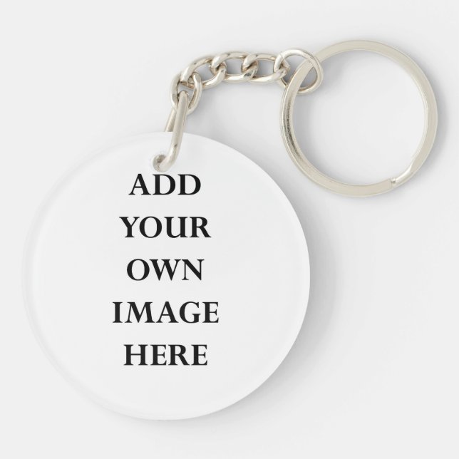 customise your double sided circle keychain (Back)