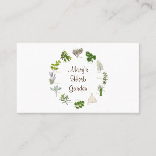 Customise Your Herb Garden Business Card