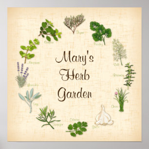 Customise Your Herb Garden Poster