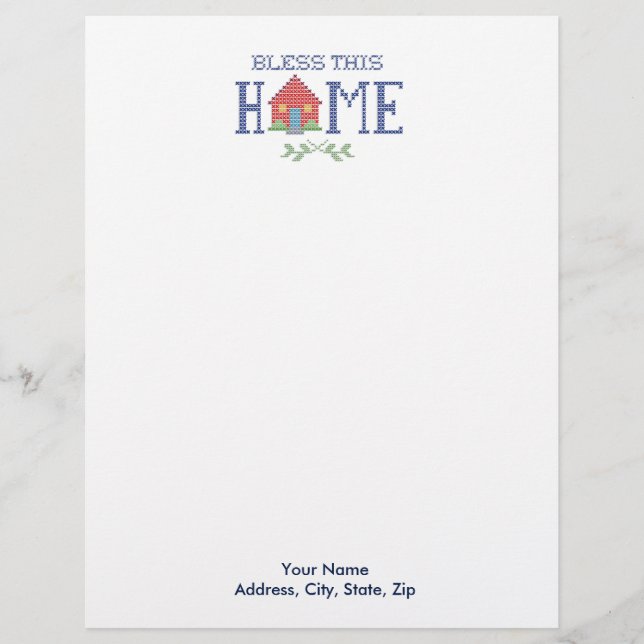 Customise Your Letterhead (Front)