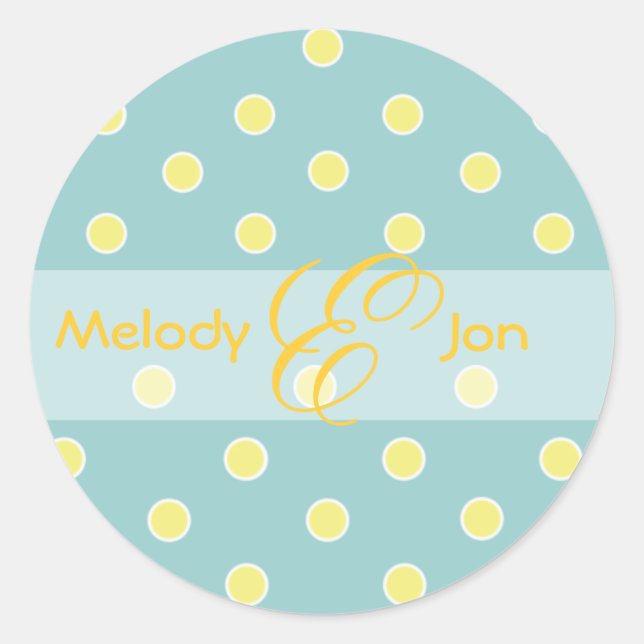 Customise your monoogram stickers (Front)