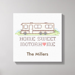 Customise Your Motor Home Canvas Art