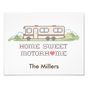Customise Your Motor Home Photo Print 