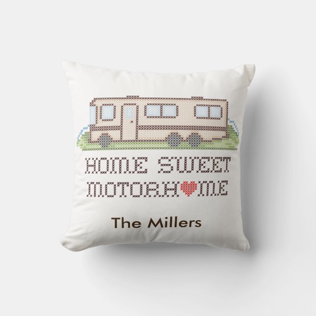 Customise Your Motor Home Pillow (Front)