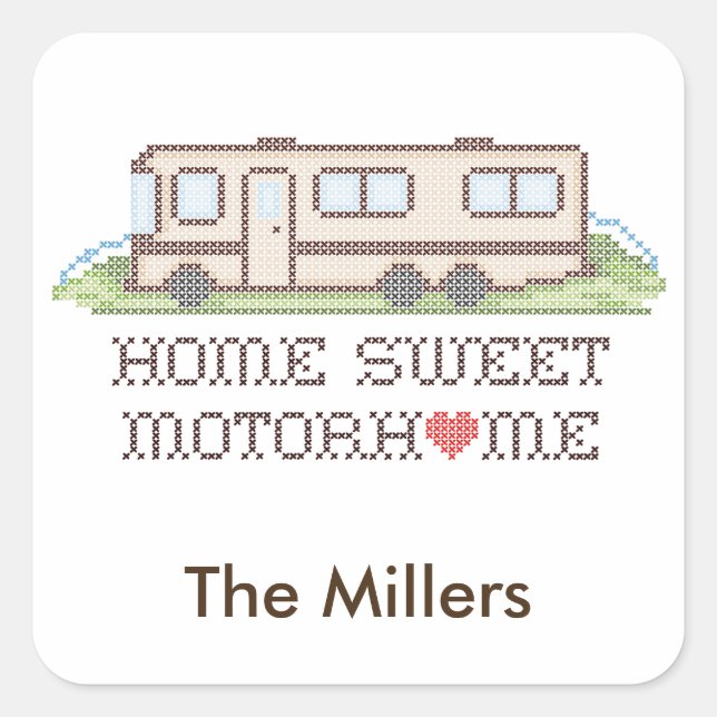 Customise Your Motor Home Stickers (Front)