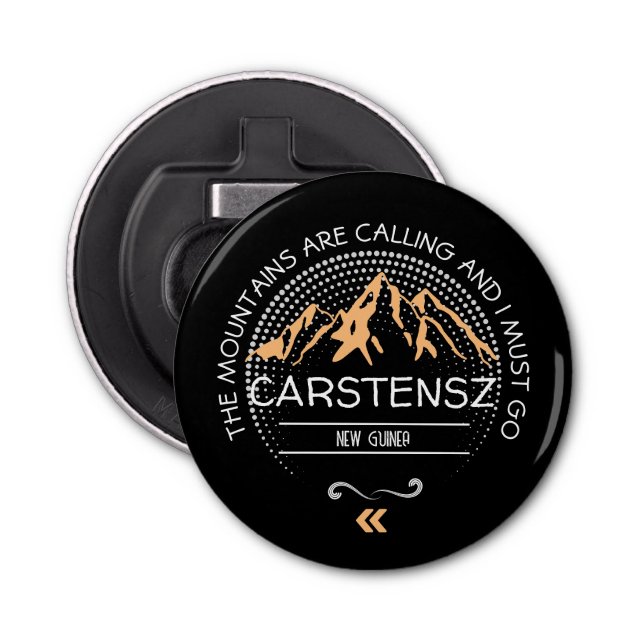 Customise your MOUNTAIN design Bottle Opener (Front)