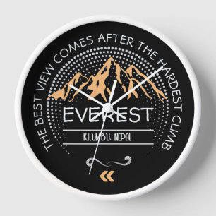 Customise your MOUNTAIN design Clock