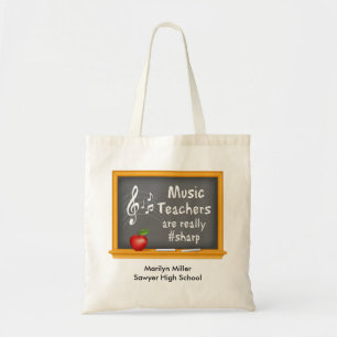 Customise Your Music Teachers Tote Bag
