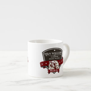 Customise Your Name Bicycle Company Logo Espresso Cup