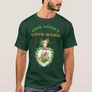 Customise Your Name St Patricks Day Blarney Castle T-Shirt