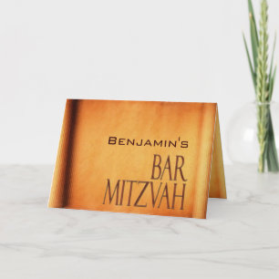 Customise your own Bar Mitzvah invitation
