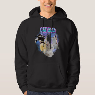 Customise Your Own Cat Mum Bootleg 90s Style Photo Hoodie