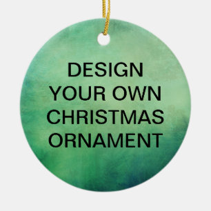 Customise your own Christmas Ceramic Ornament