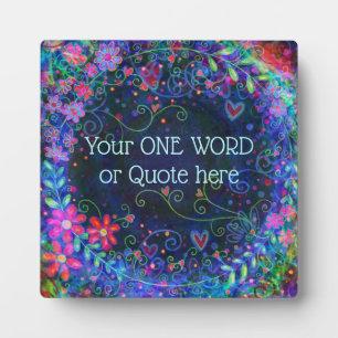 Customise your Own Fun Inspirivity Purple Plaque