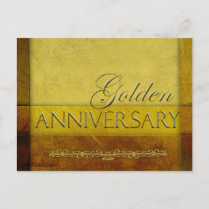 Customise your own Golden Anniversary Postcard