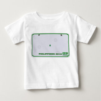 Customise your own Infant/kids License plate shirt
