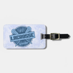 Customise Your Own Lacrosse Grandpa Luggage Tag