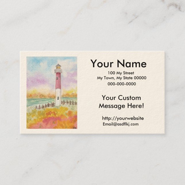 Customise your own Lighthouse Business Cards (Front)