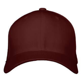 Customise Your Own Maroon Adjustable Baseball Cap