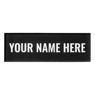 Customise your own  name tag