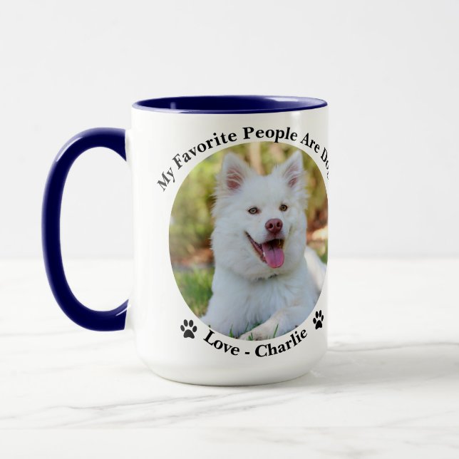 Customise Your Own Personalised Photo & Name on Mug (Left)