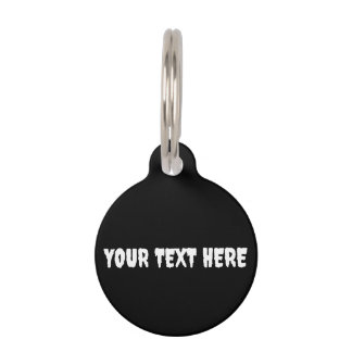 Customise your own pet tag