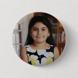 Customise your own photo 6 cm round badge