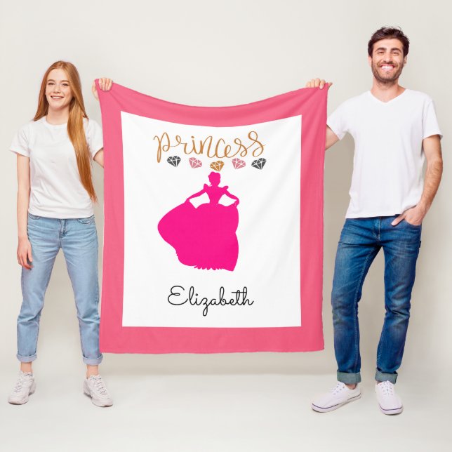 Customise Your Own Princess Fleece Blanket (In Situ)