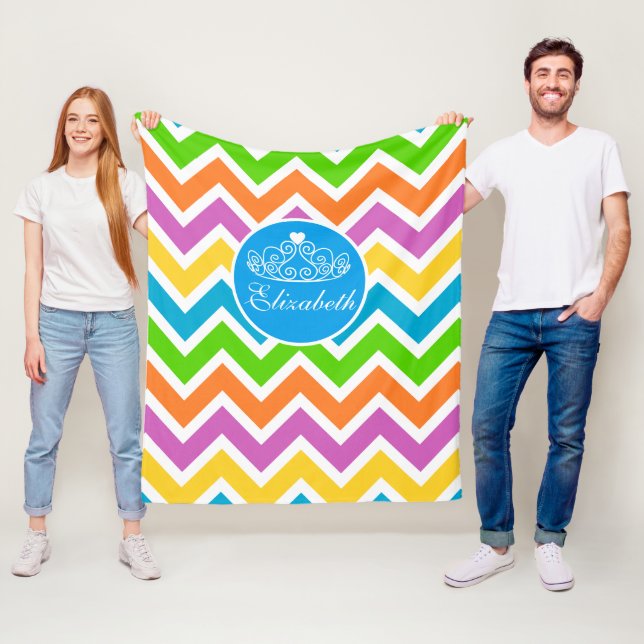 Customise Your Own Princess Tiara Fleece Blanket (In Situ)