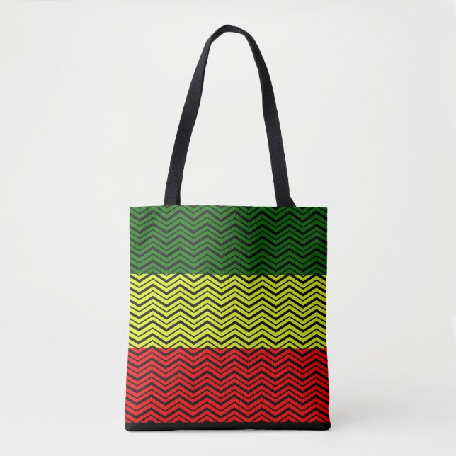 Customise Your Own  - RASTA  Design Tote Bag (Front)