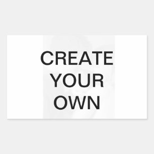 Customise your own rectangular sticker