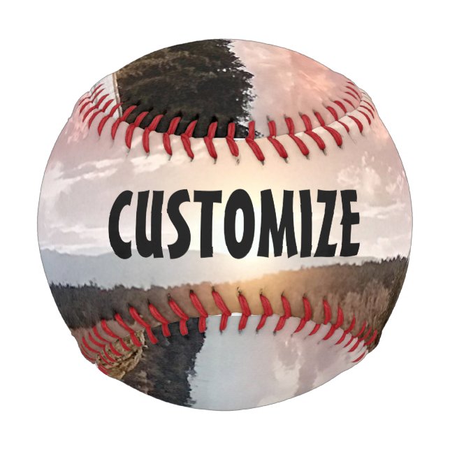 customise your own regulation size baseball (Back)