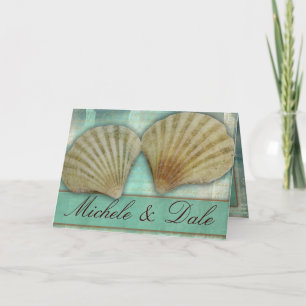 Customise your own seashell design note card