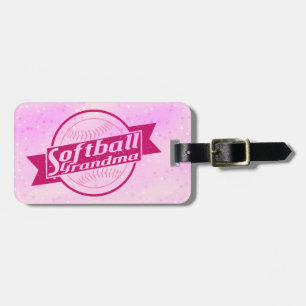 Customise Your Own Softball Grandma Luggage Tag