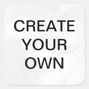 Customise your own square sticker