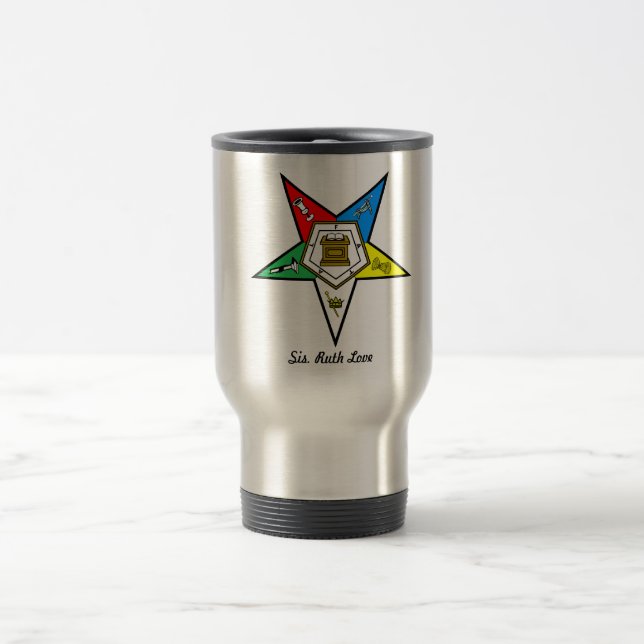 Customise your own Stainless Steel OES Travel Mug (Center)
