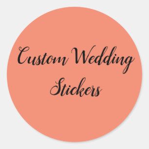 Customise your own wedding stickers