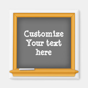 Customise your Personal Chalkboard Magnet