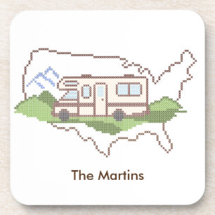 Customise Your Road Trip USA Coaster