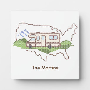 Customise Your Road Trip USA Plaque