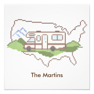 Customise Your Road Trip USA Poster