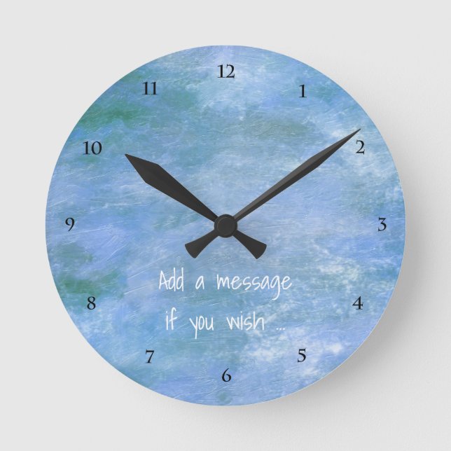 Customise Your Round Clock (Front)